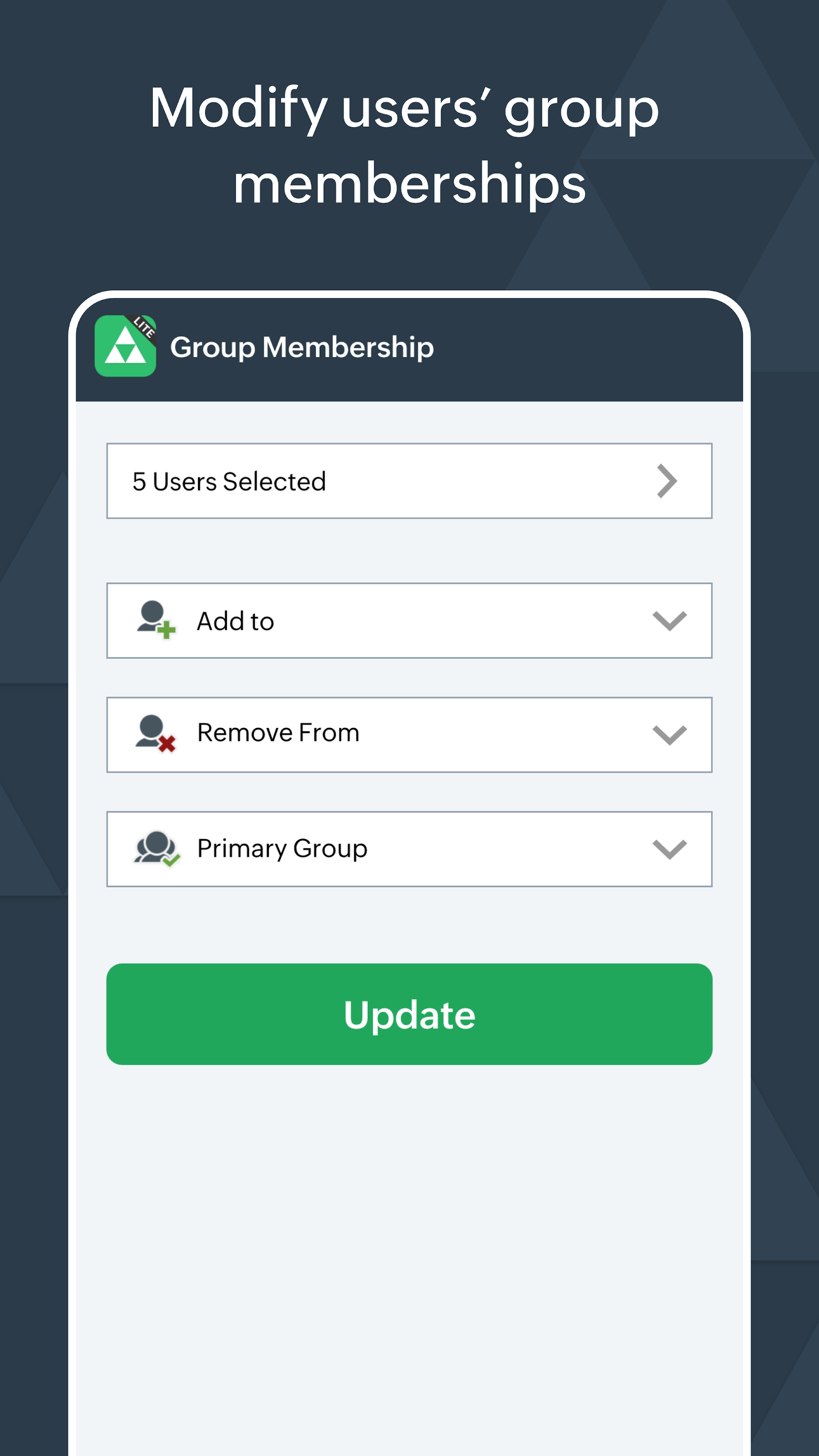 اسکرین شات 6 برنامه Active Directory Manager Lite