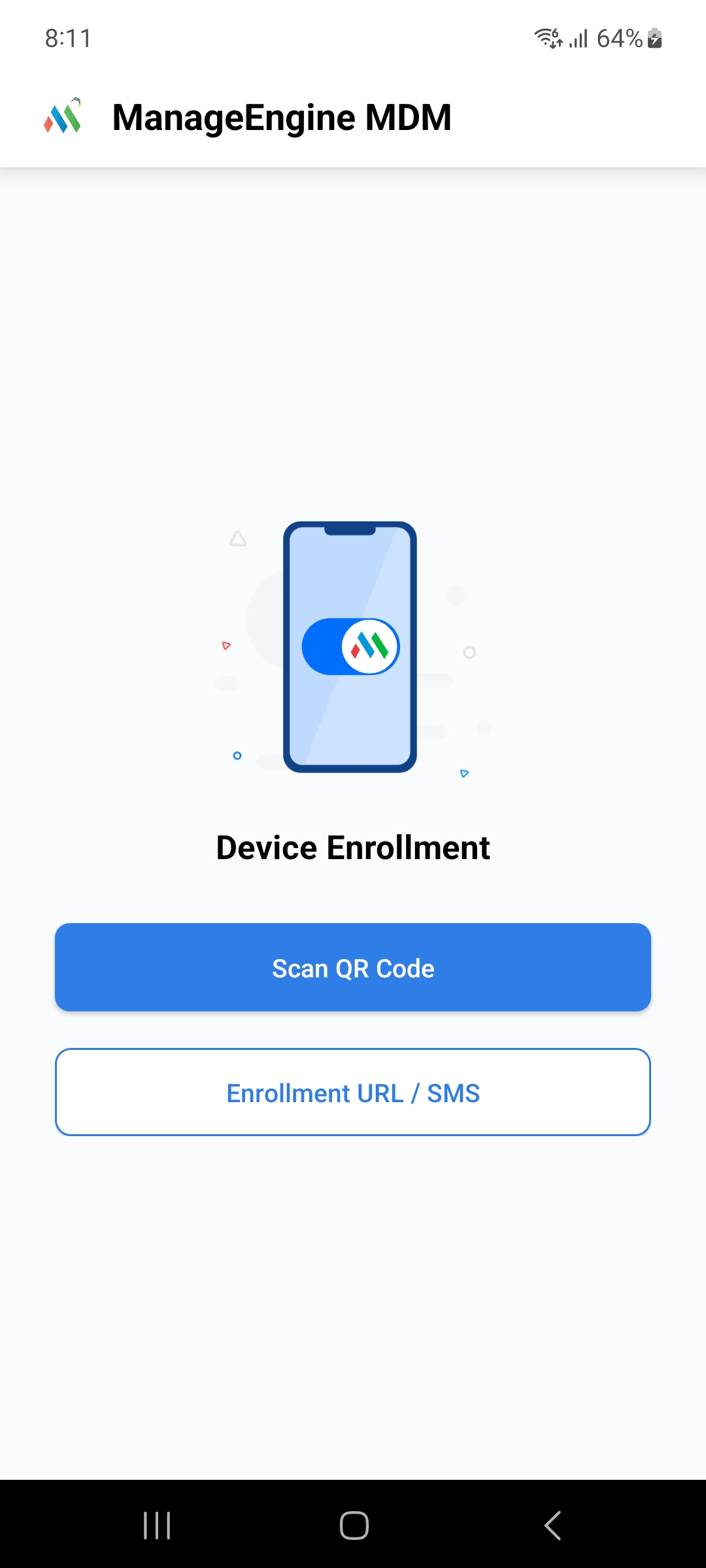 اسکرین شات 1 برنامه ManageEngine MDM