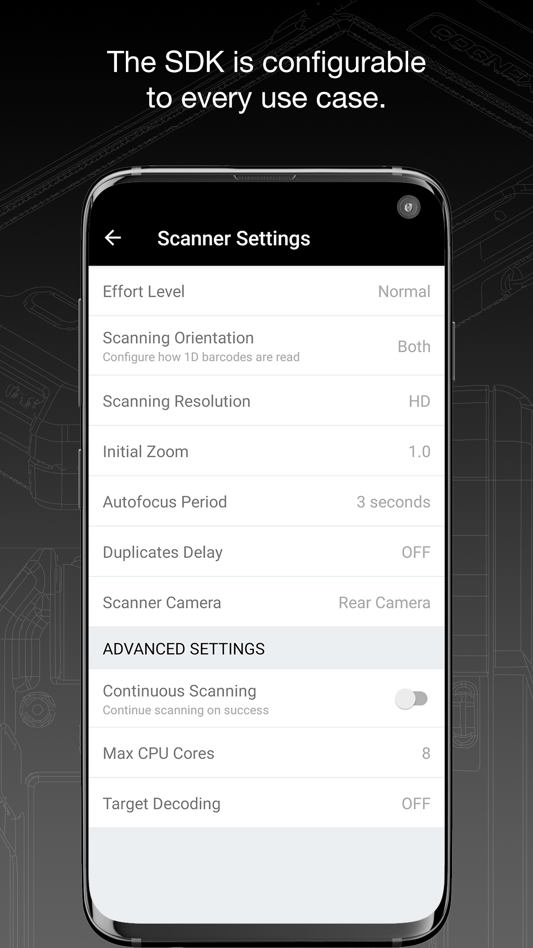 اسکرین شات 2 برنامه Barcode Scanner
