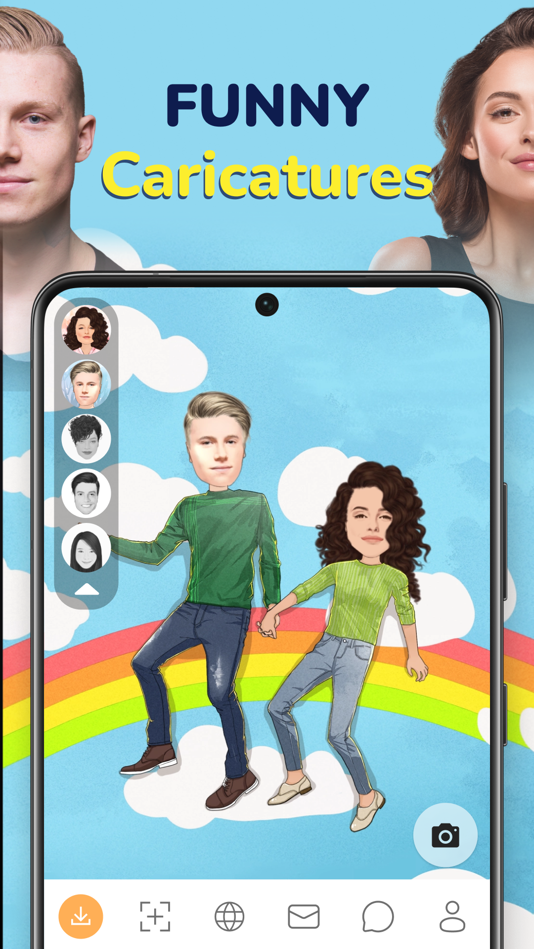اسکرین شات 4 برنامه MomentCam Cartoons & Stickers