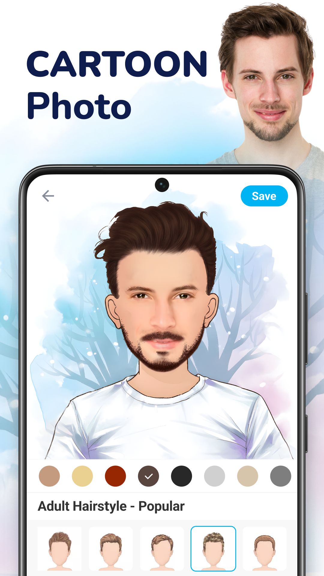 اسکرین شات 2 برنامه MomentCam Cartoons & Stickers
