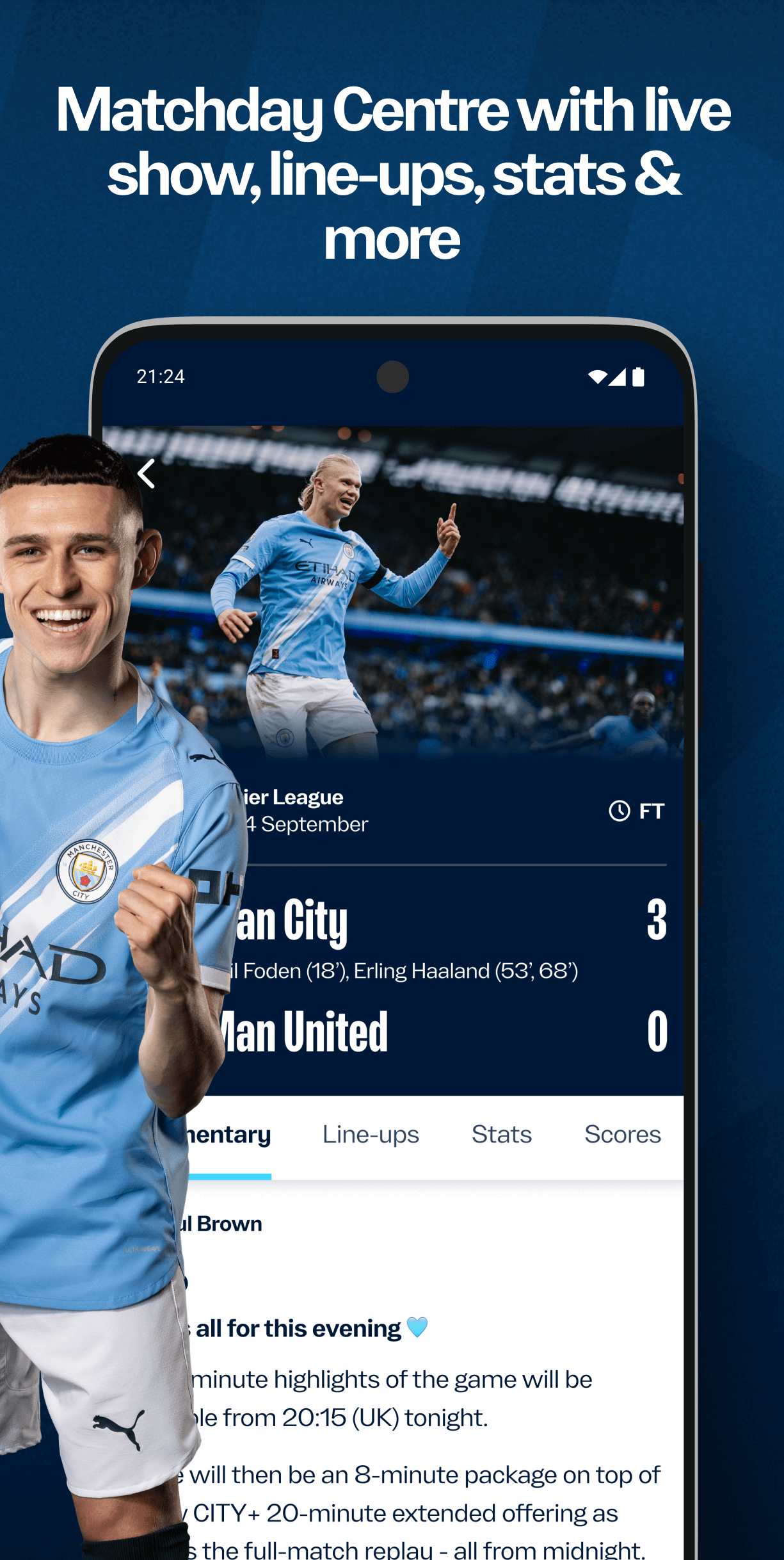 اسکرین شات 6 برنامه Manchester City Official App