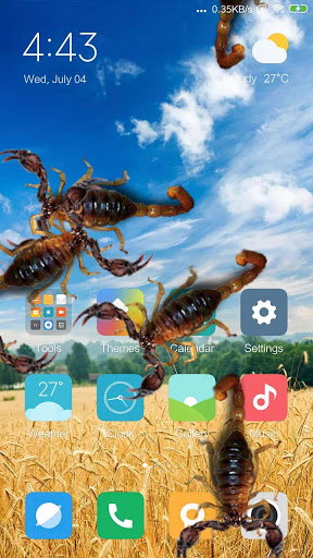 اسکرین شات 1 برنامه Scorpion in phone prank
