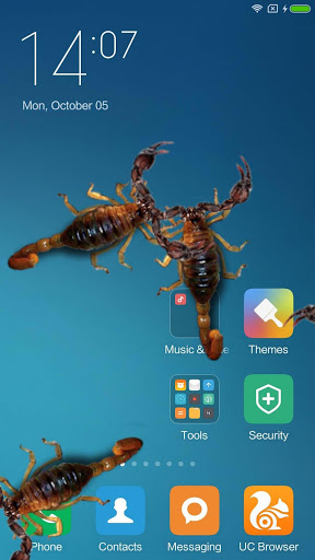 اسکرین شات 7 برنامه Scorpion in phone prank