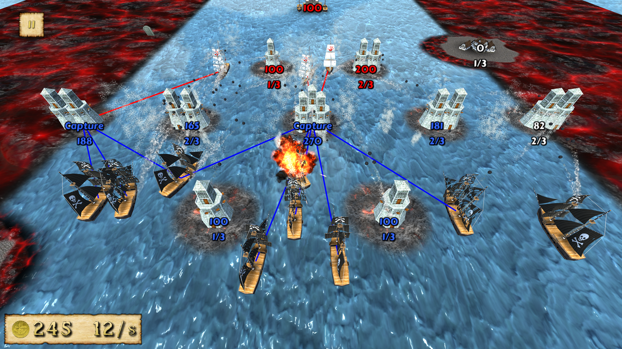 اسکرین شات بازی Pirates! Showdown 3
