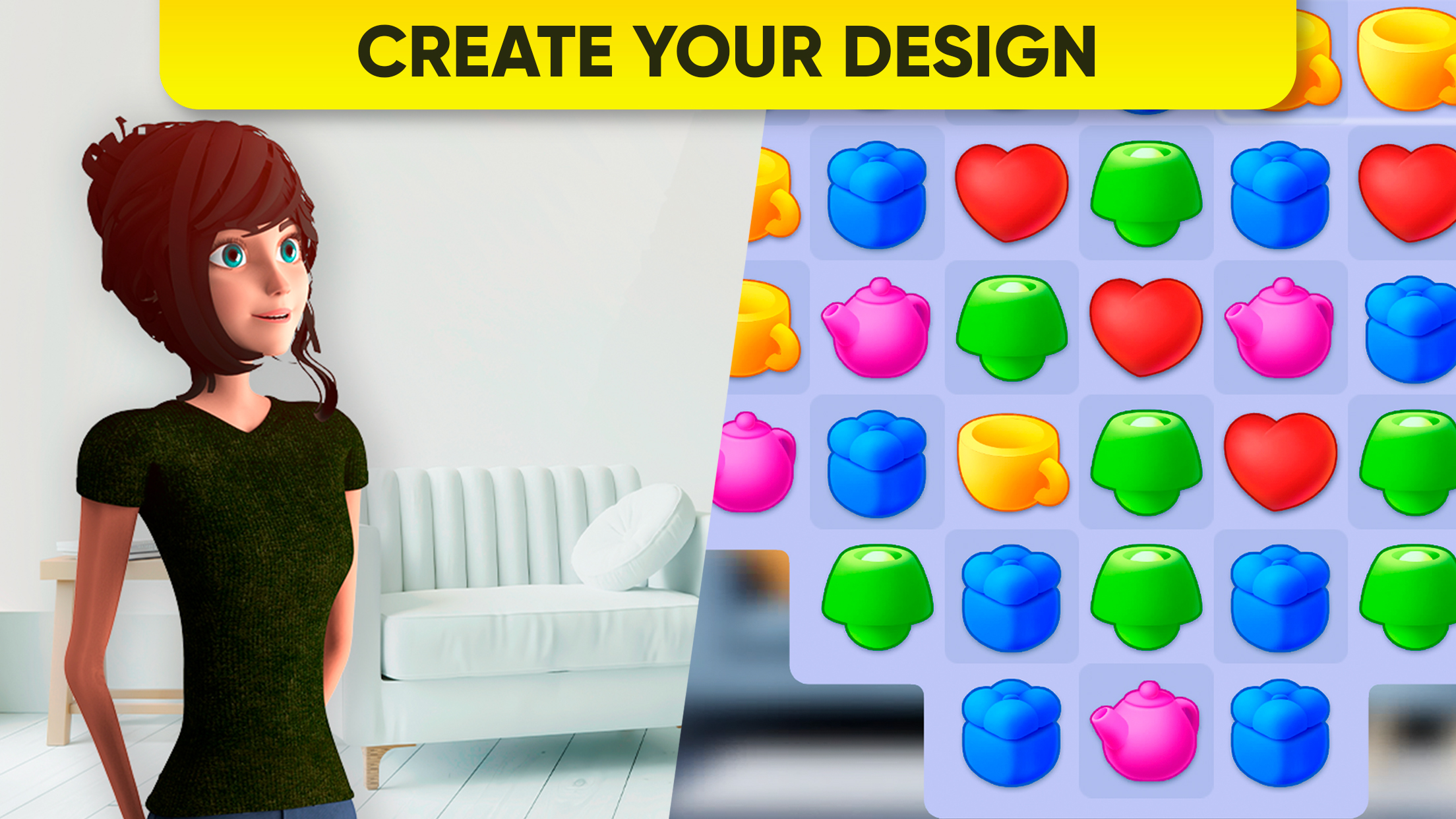 اسکرین شات 5 بازی House design: Home makeover