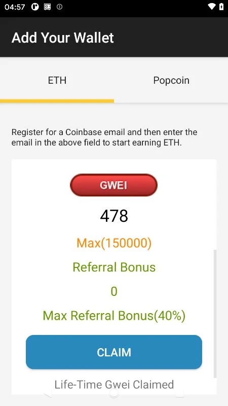 اسکرین شات 5 برنامه CryptoPop - Earn ETH