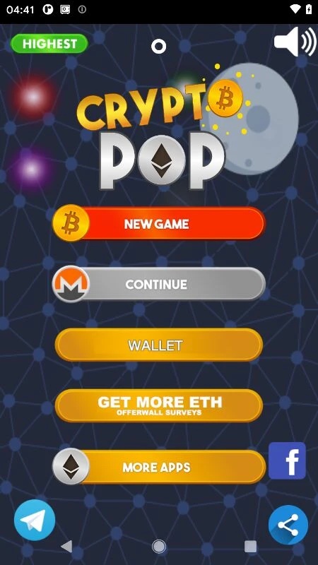 اسکرین شات 1 برنامه CryptoPop - Earn ETH