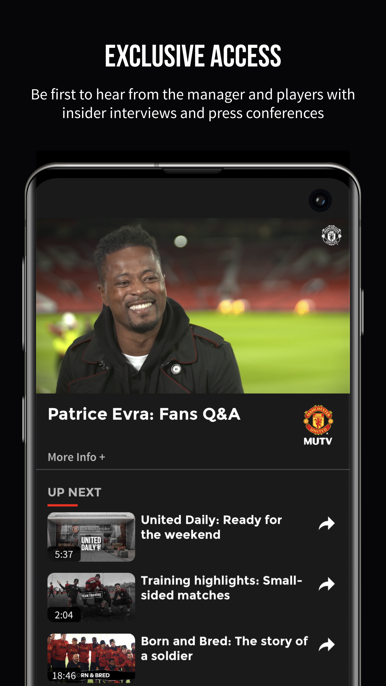 اسکرین شات 8 برنامه MUTV – Manchester United TV