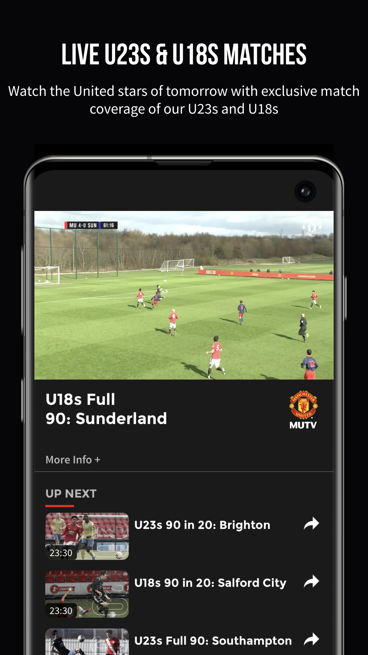 اسکرین شات 2 برنامه MUTV – Manchester United TV