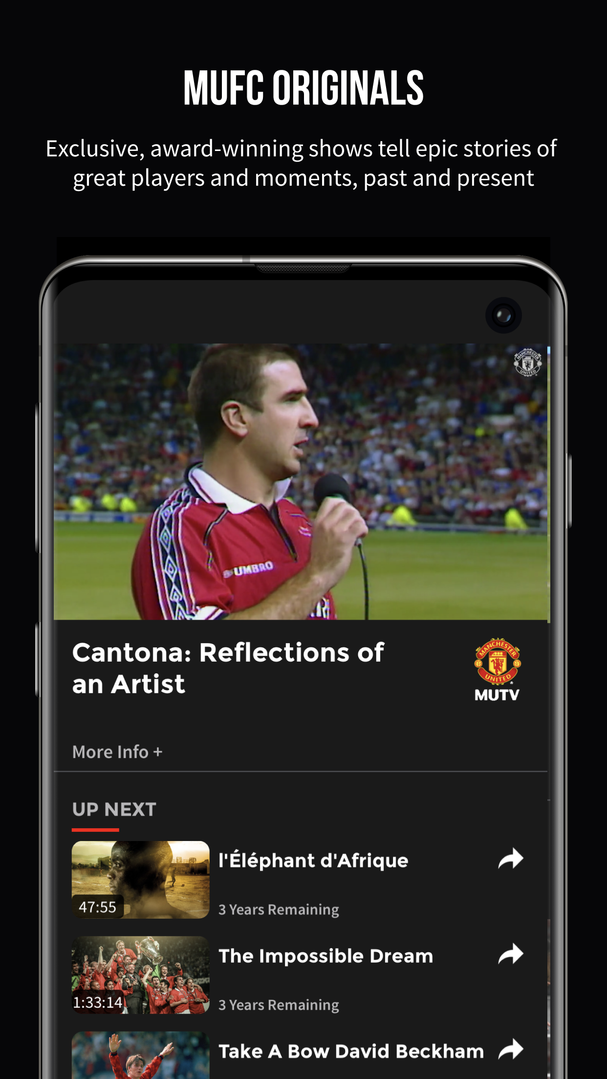 اسکرین شات 4 برنامه MUTV – Manchester United TV