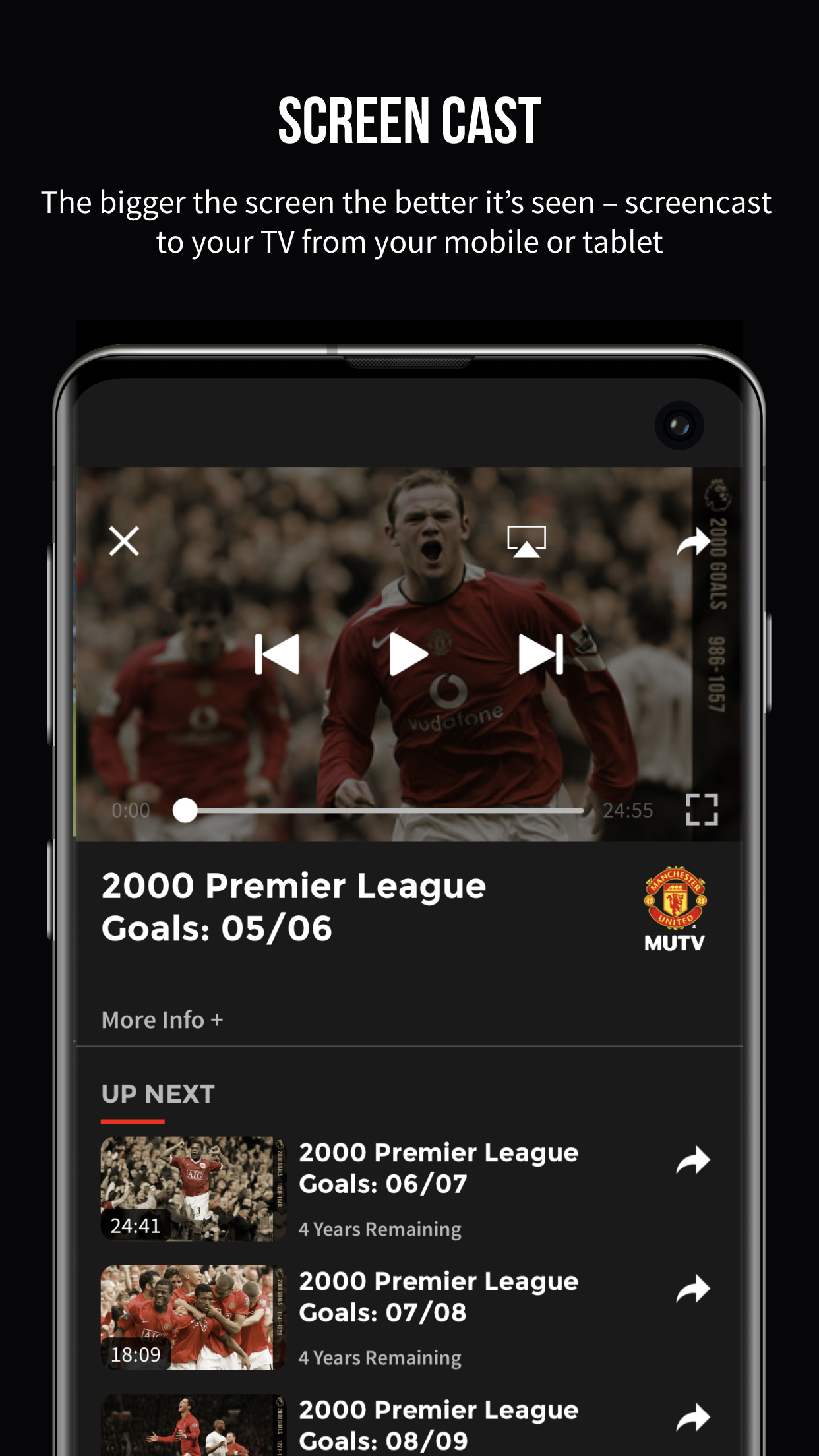 اسکرین شات 6 برنامه MUTV – Manchester United TV