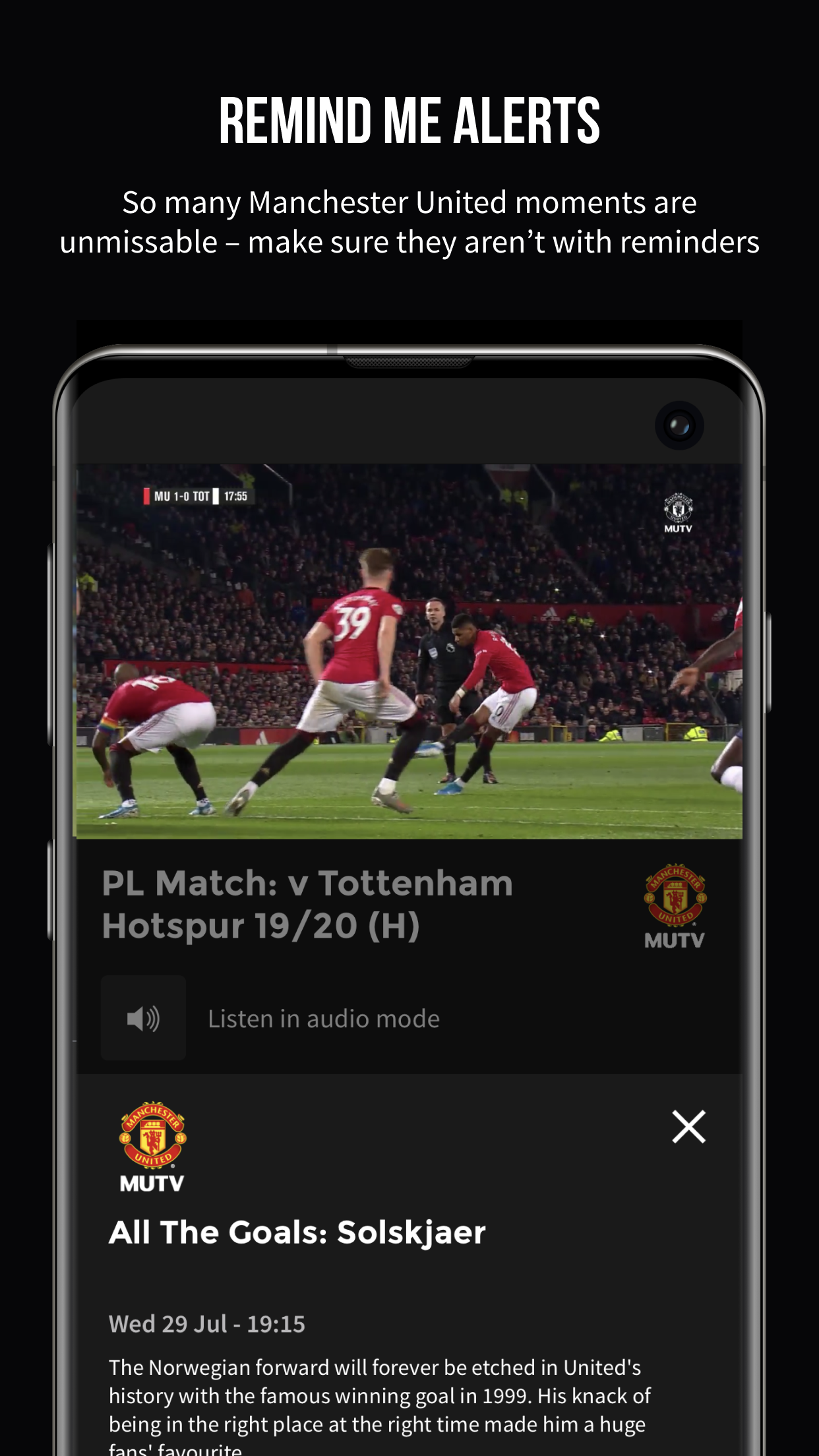 اسکرین شات 5 برنامه MUTV – Manchester United TV