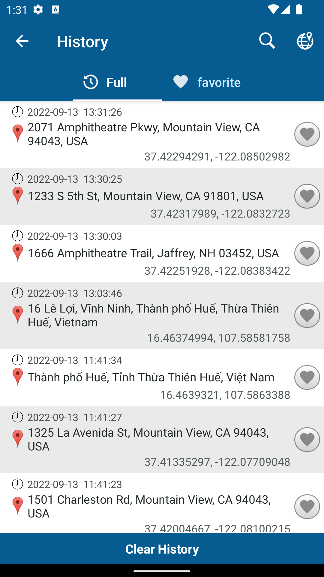 اسکرین شات 2 برنامه Map coordinate