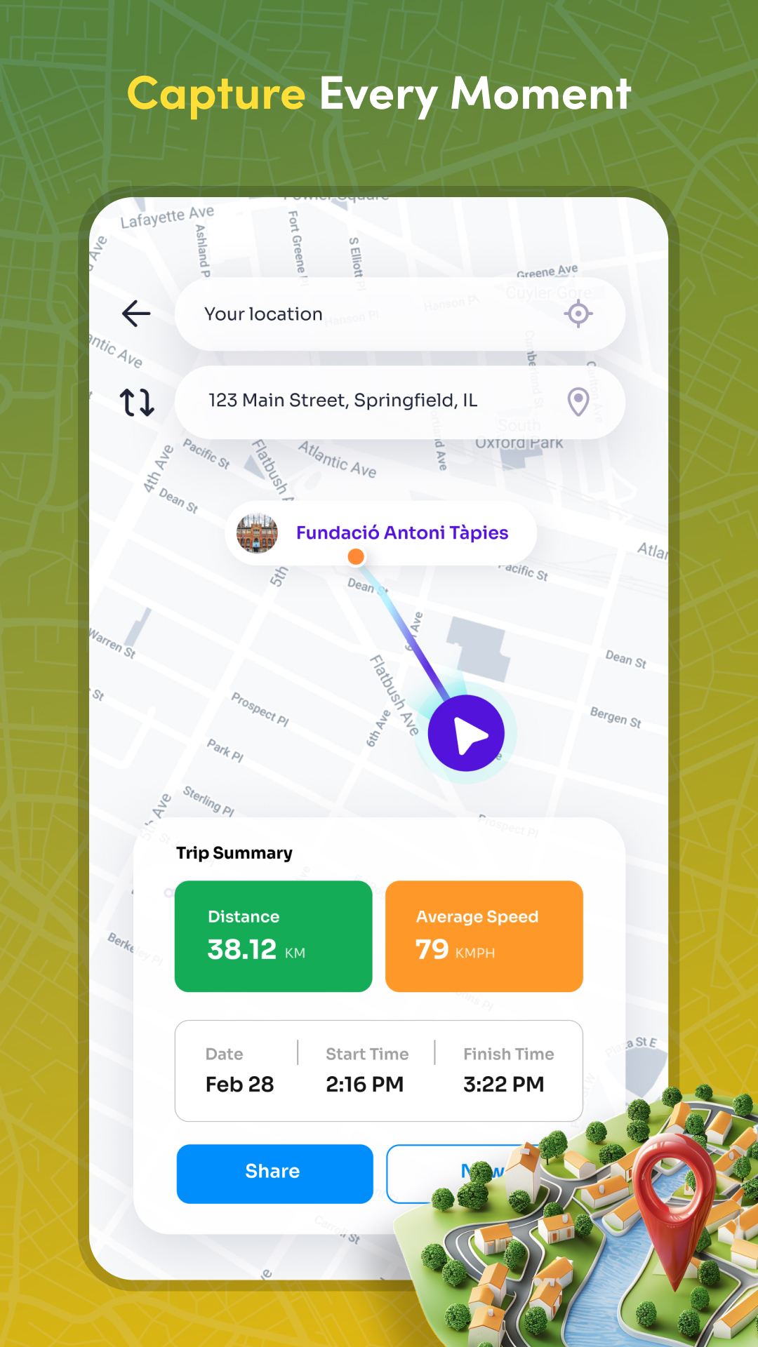 اسکرین شات 7 برنامه Map Point: Pin & Drop Interest