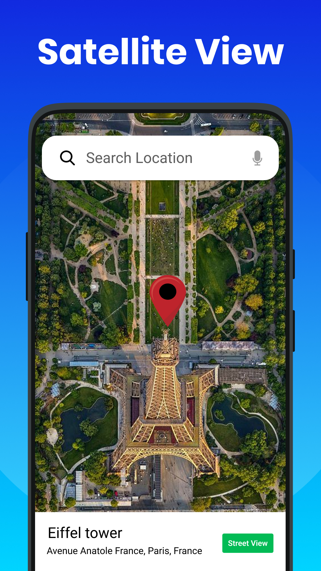 اسکرین شات 2 برنامه Street View Live Satellite Map