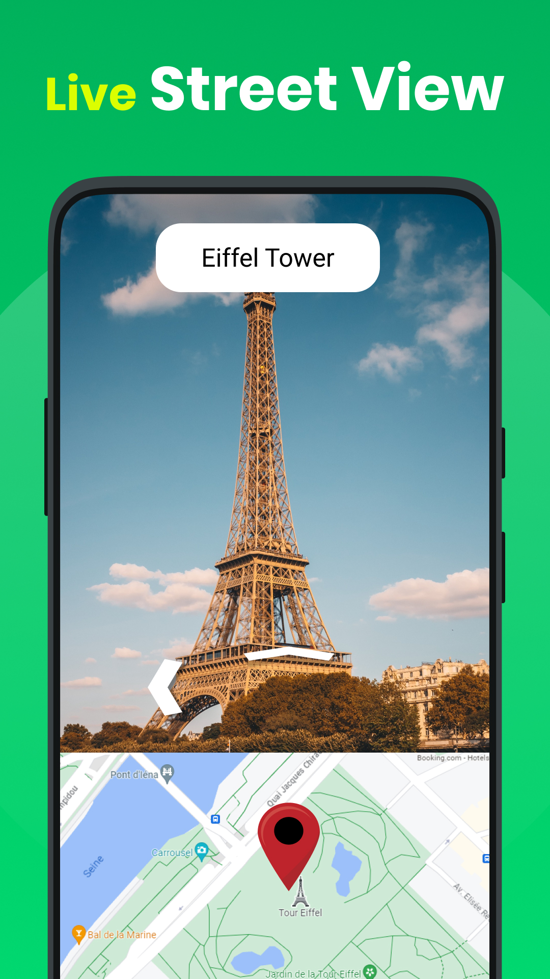 اسکرین شات 3 برنامه Street View Live Satellite Map