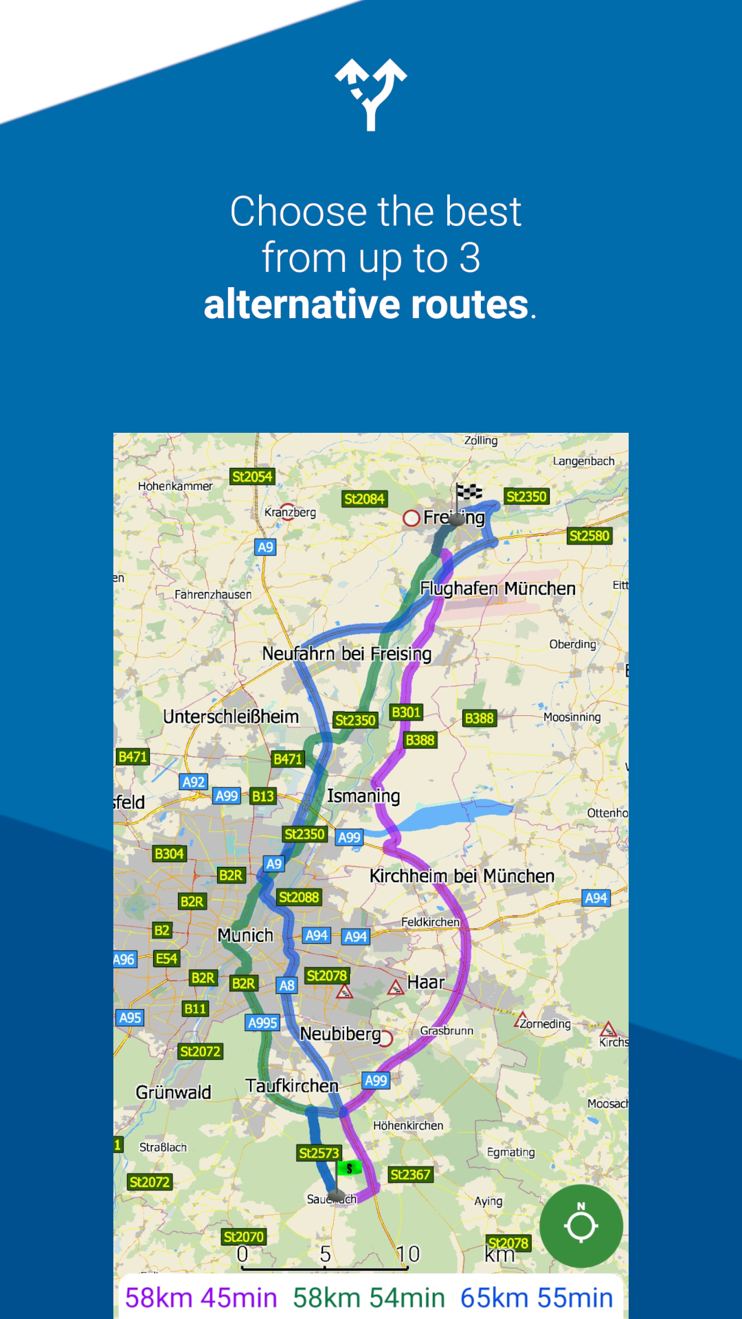 اسکرین شات 7 برنامه MapFactor Navigator