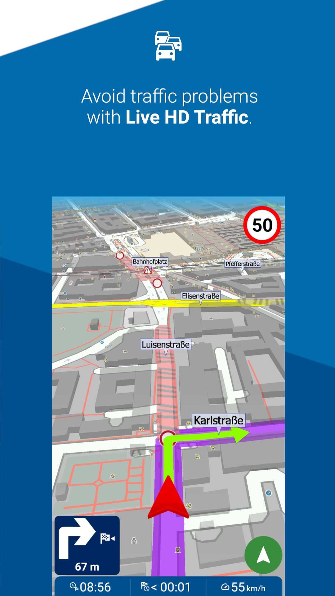 اسکرین شات 6 برنامه MapFactor Navigator