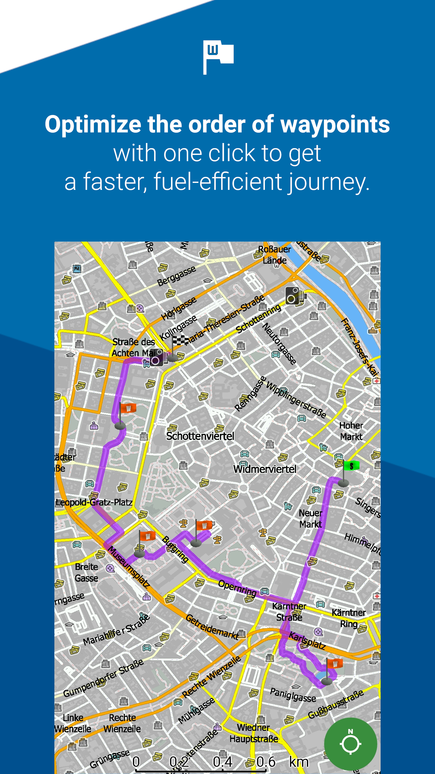 اسکرین شات 6 برنامه MapFactor Navigator Car Pro