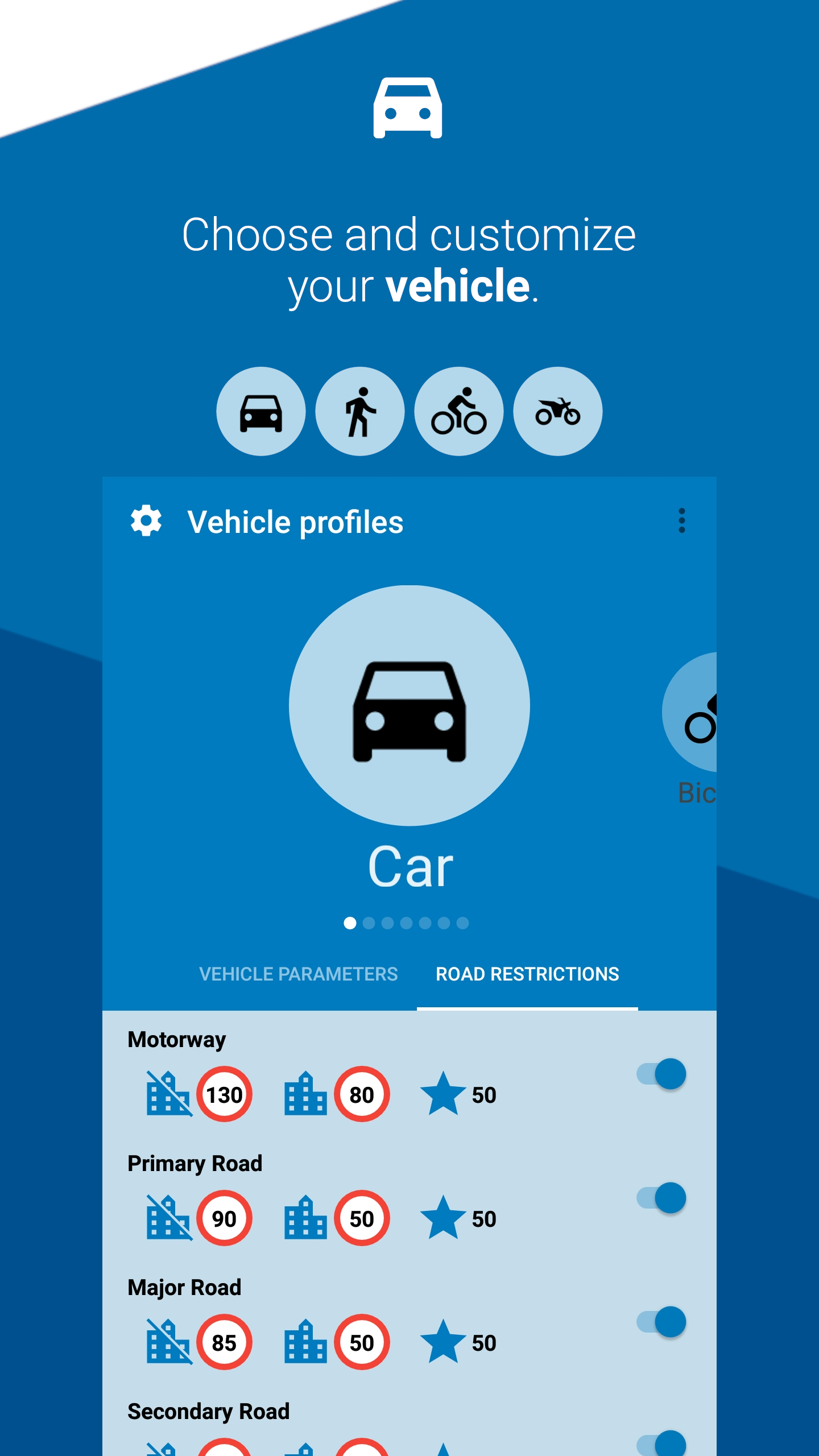 اسکرین شات 4 برنامه MapFactor Navigator Car Pro