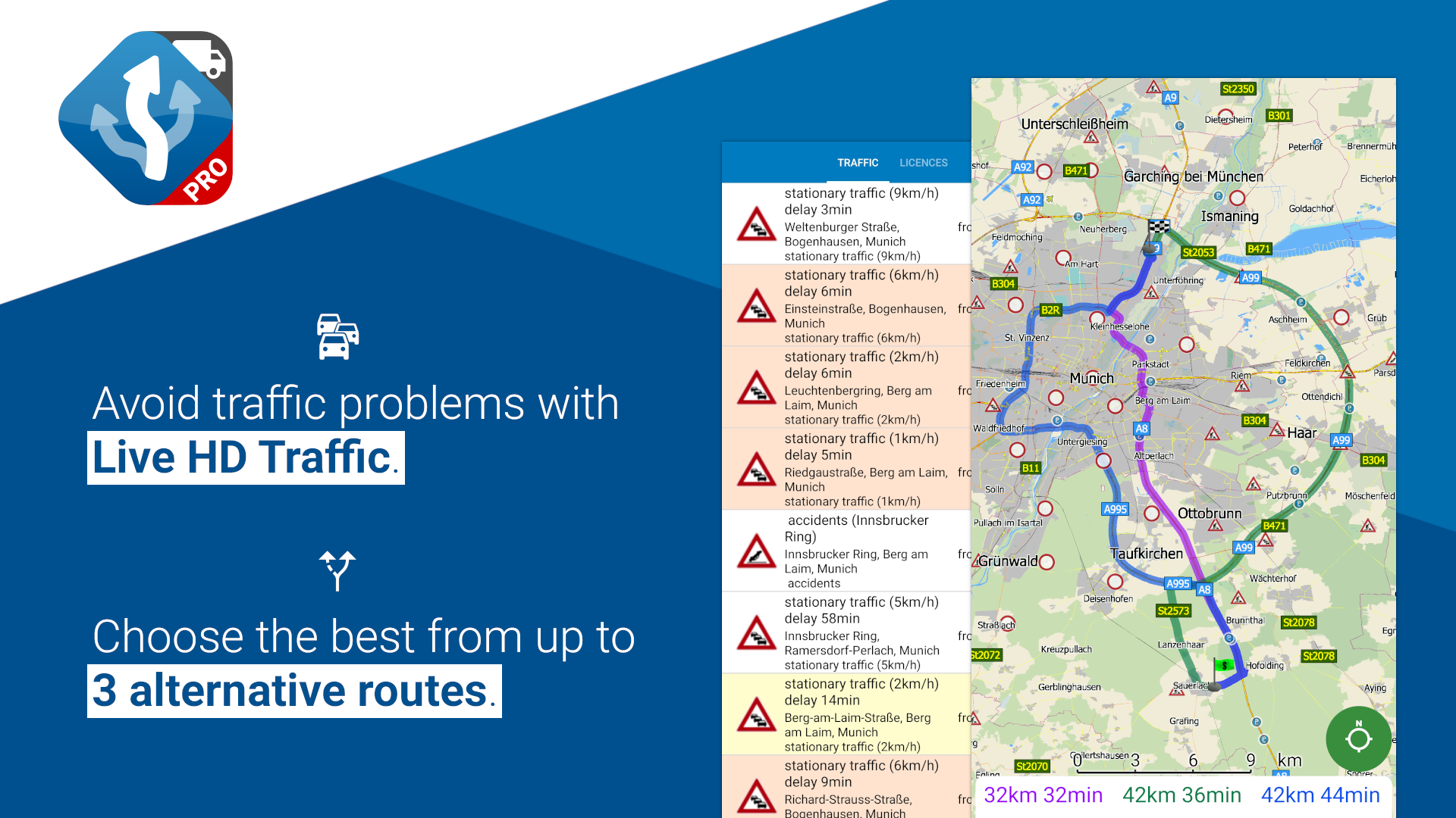 اسکرین شات 4 برنامه MapFactor Navigator Truck Pro