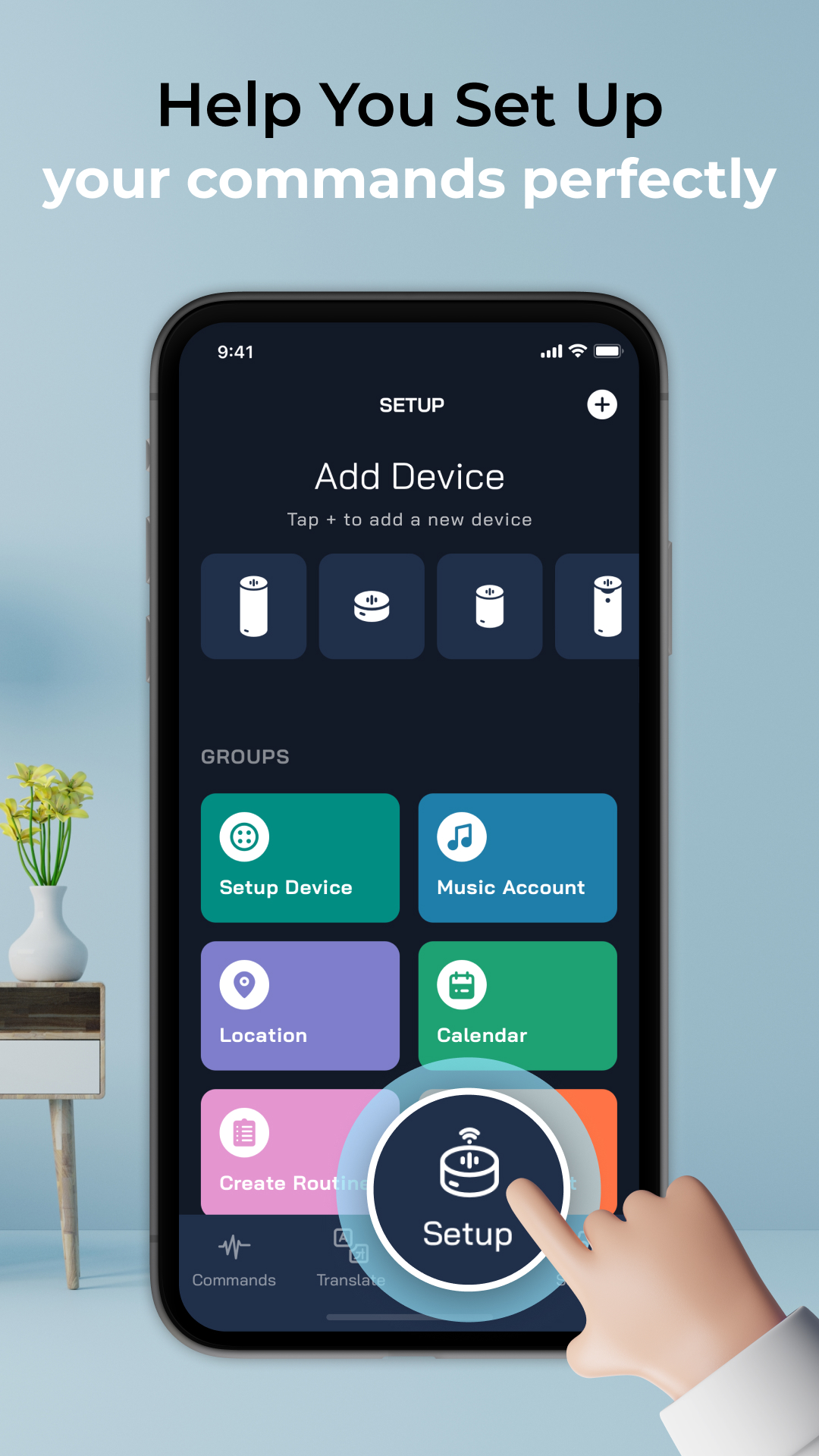 اسکرین شات 2 برنامه Voice Command, Setup for Alexa