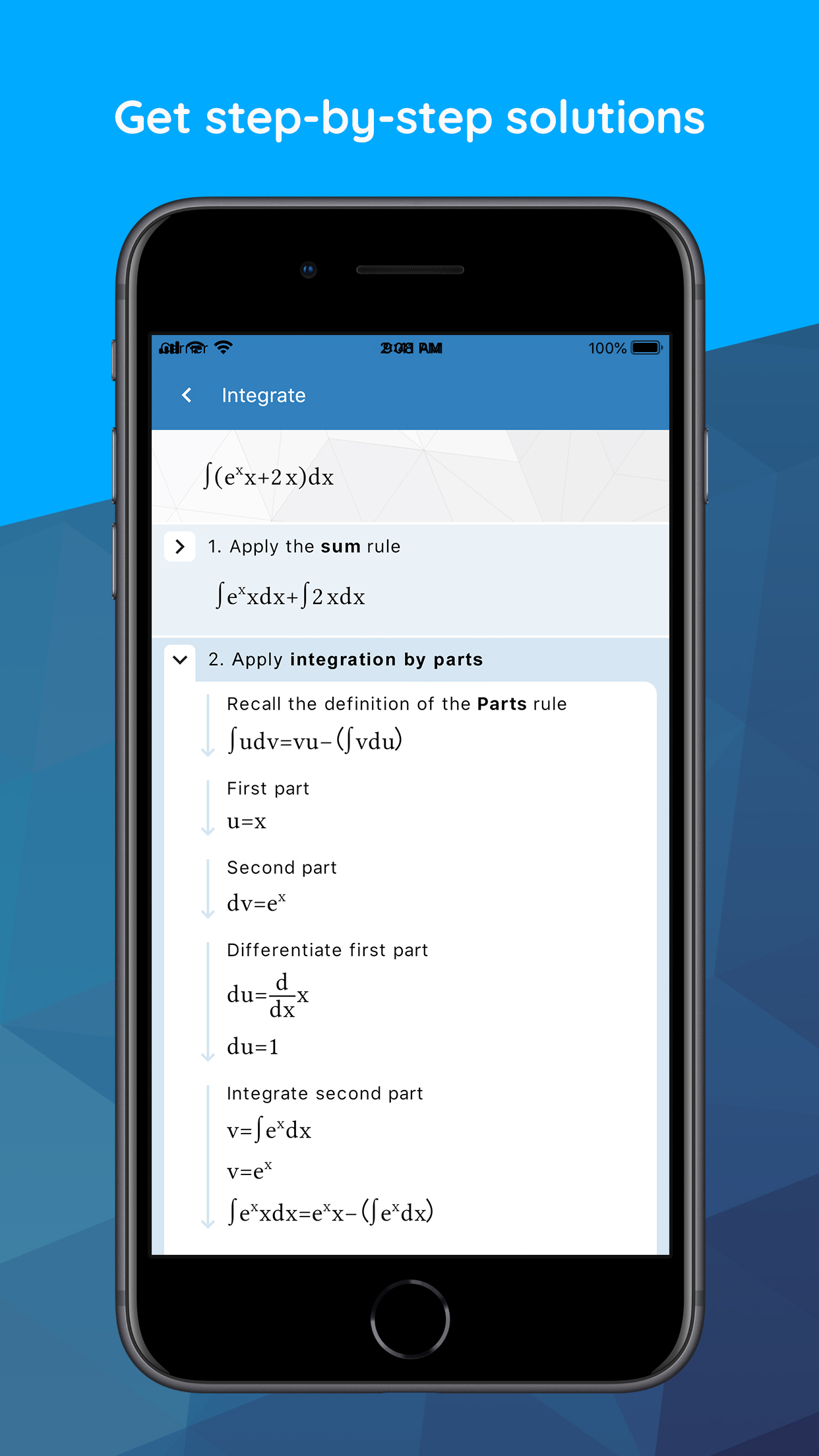 اسکرین شات 3 برنامه Maple Calculator: Math Solver