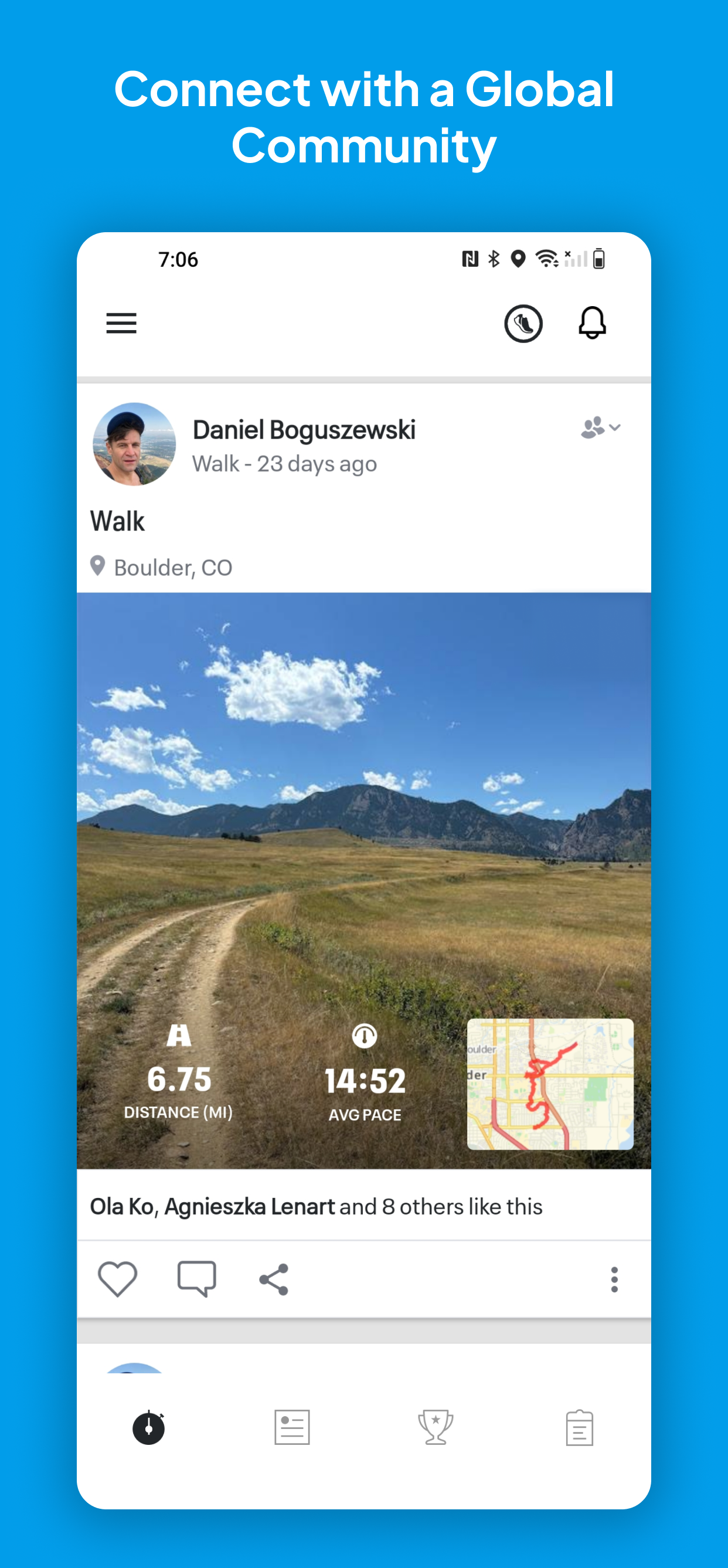 اسکرین شات 4 برنامه Map My Run GPS Running Tracker