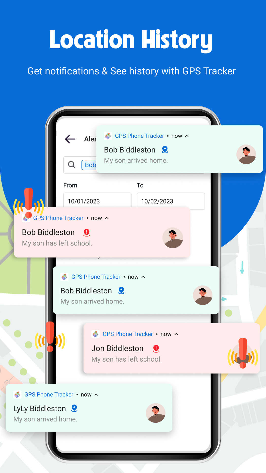 اسکرین شات برنامه Phone Tracker and GPS Location 5