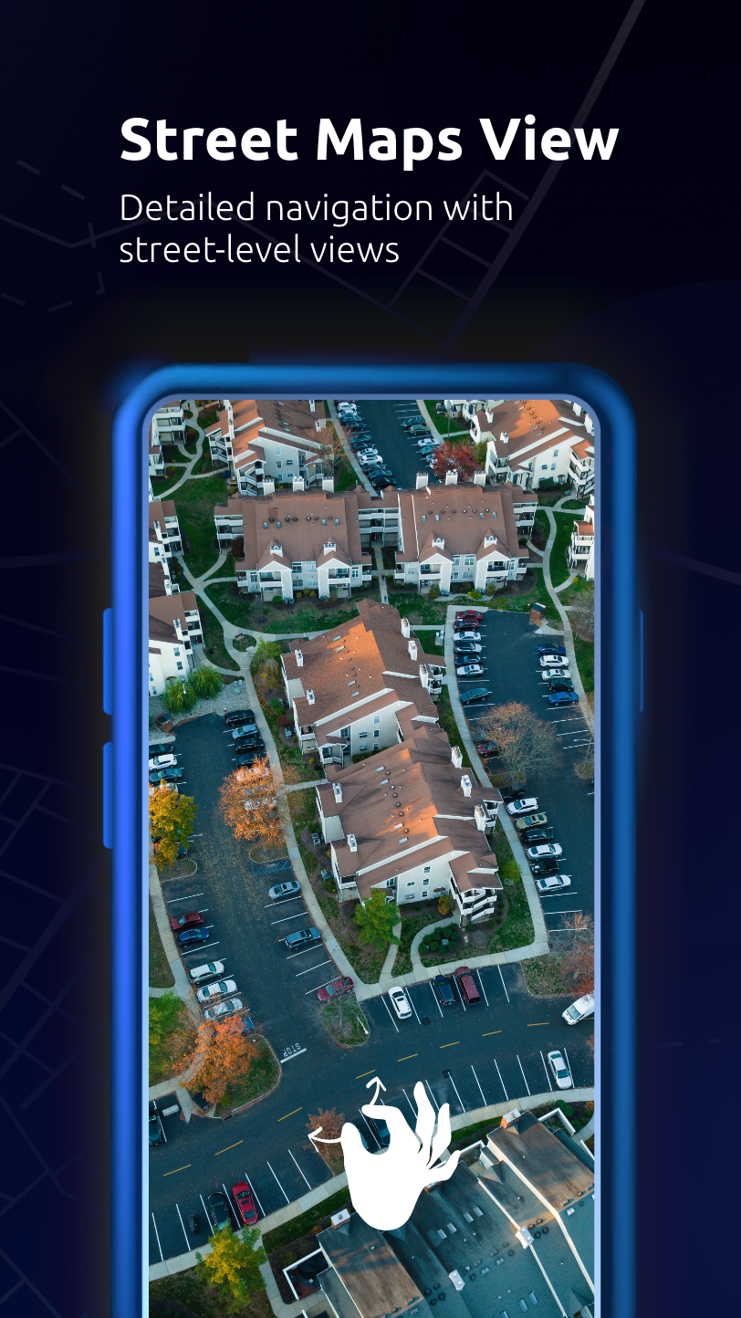 اسکرین شات 3 برنامه Maps All in One, Speedometer