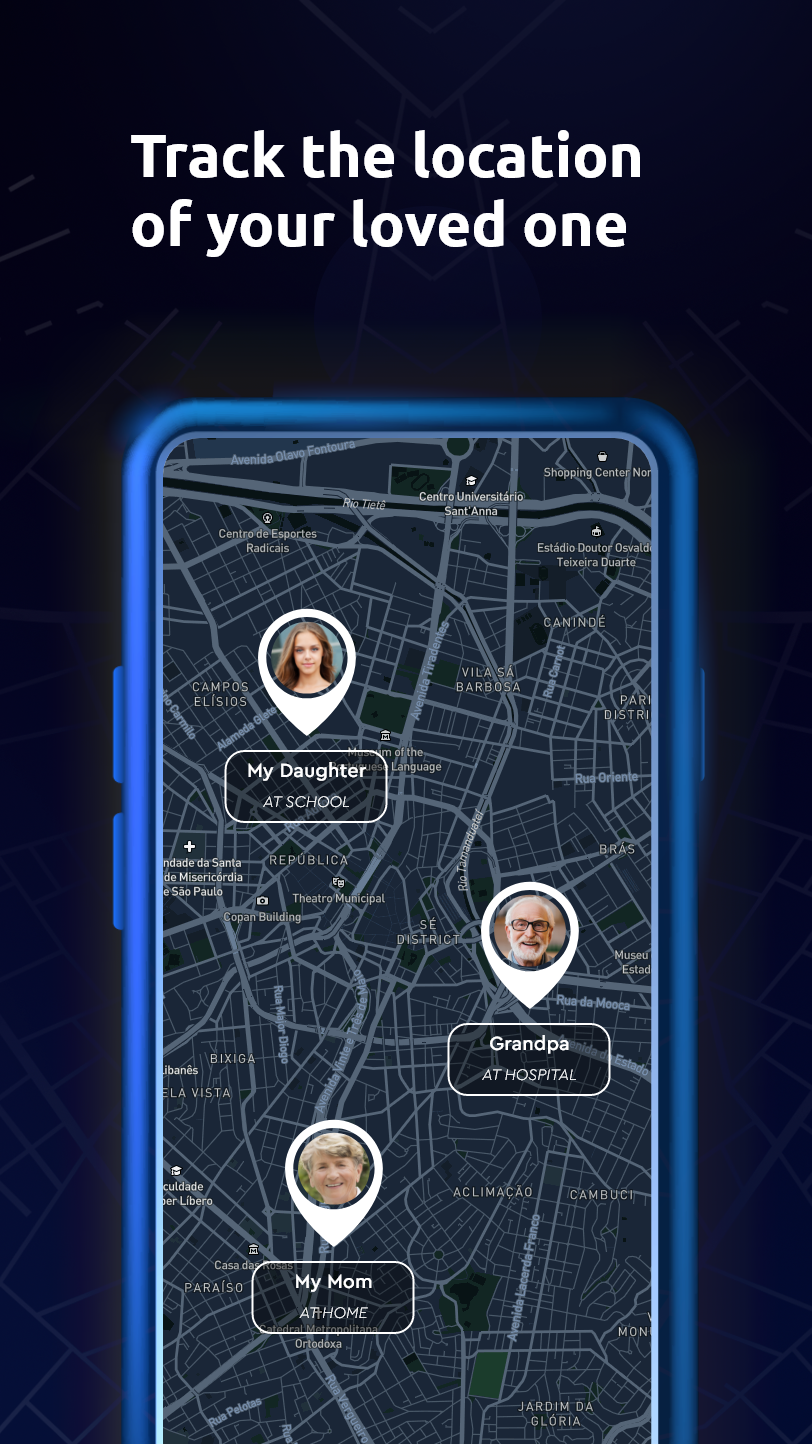 اسکرین شات 6 برنامه Maps All in One, Speedometer