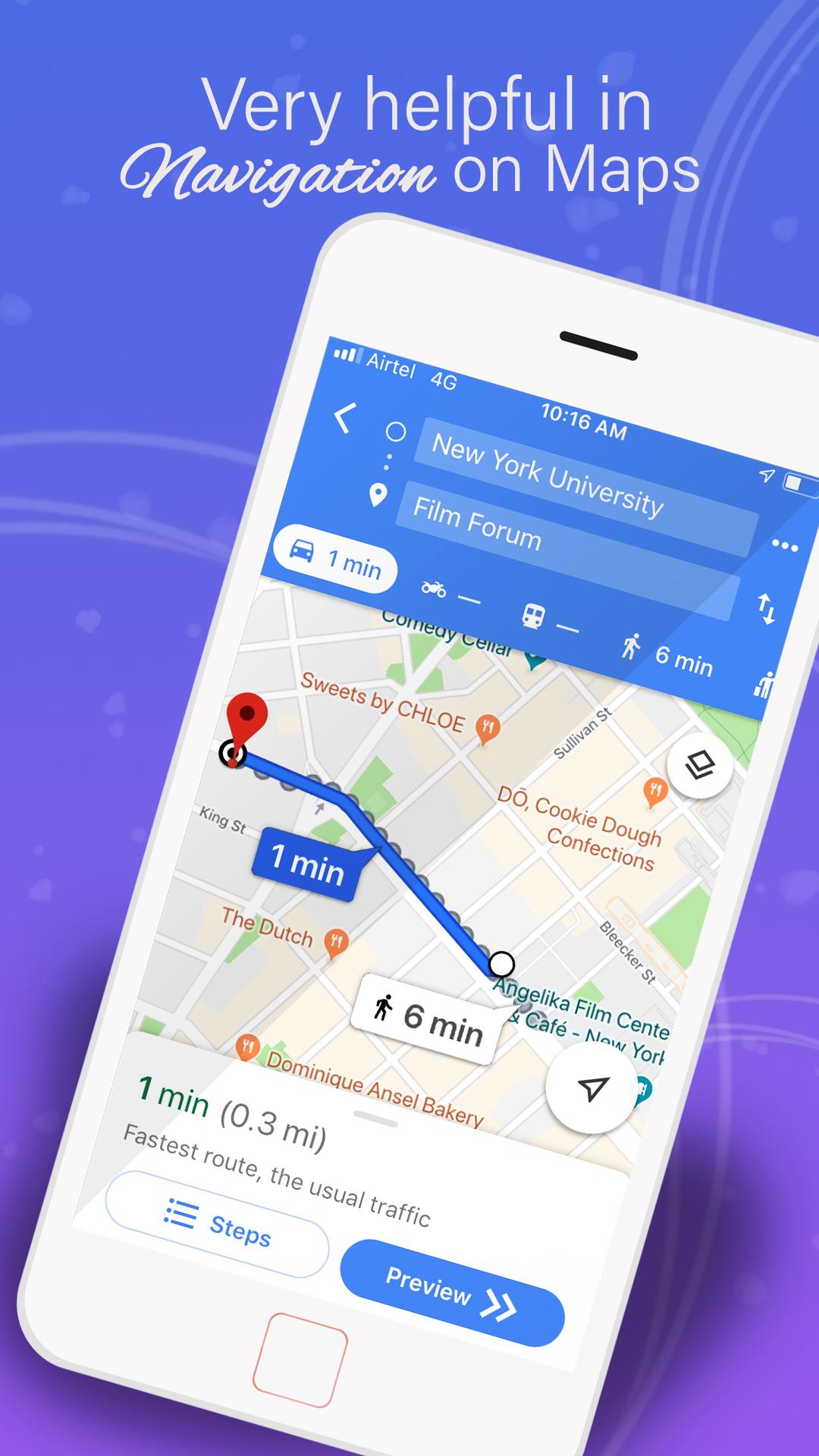 اسکرین شات 6 برنامه GPS, Maps, Driving Directions