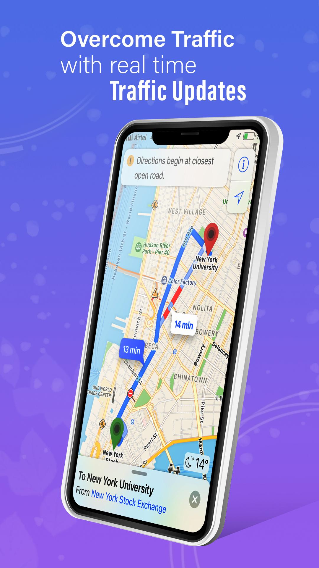 اسکرین شات 4 برنامه GPS, Maps, Driving Directions