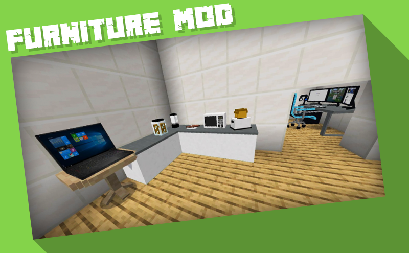 اسکرین شات 4 برنامه Furnicraft Furniture Mod