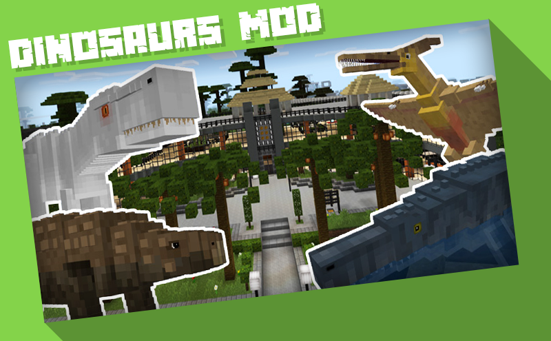 اسکرین شات 1 برنامه Jurassic Craft Dinosaurs Mod