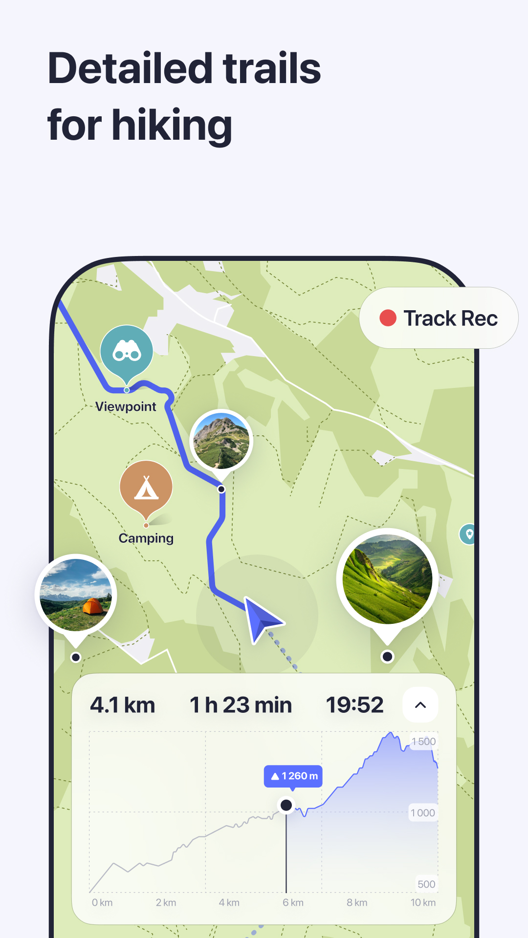 اسکرین شات 3 برنامه MAPS.ME: Offline maps GPS Nav