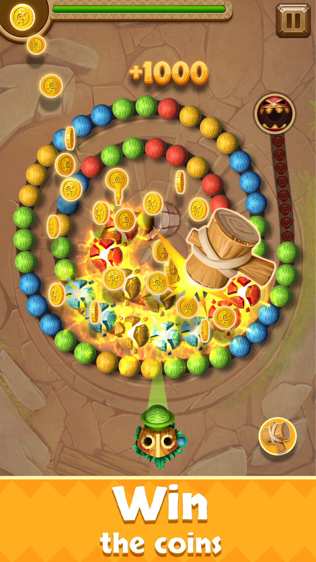 اسکرین شات 3 بازی Marble Puzzle Shoot