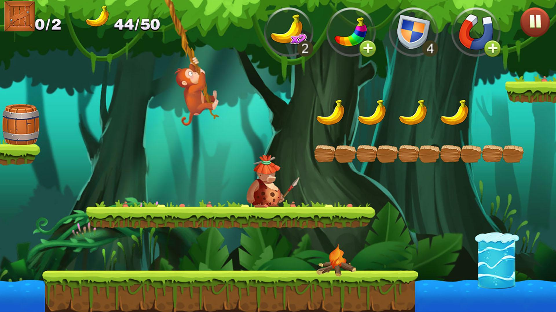 اسکرین شات 5 بازی Jungle Monkey Run
