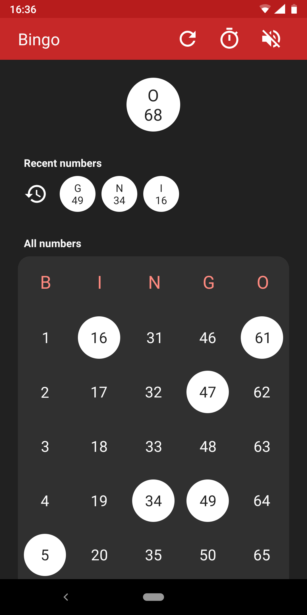 اسکرین شات 3 بازی Bingo Generator & Caller