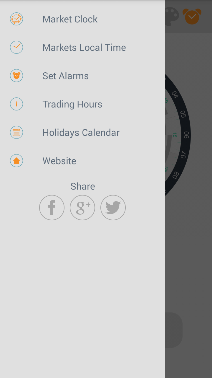اسکرین شات 2 برنامه Market 24h Clock