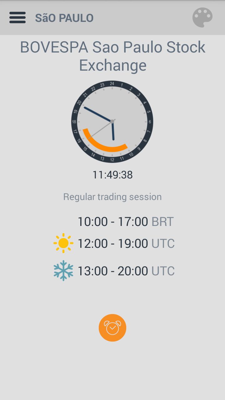 اسکرین شات 6 برنامه Market 24h Clock