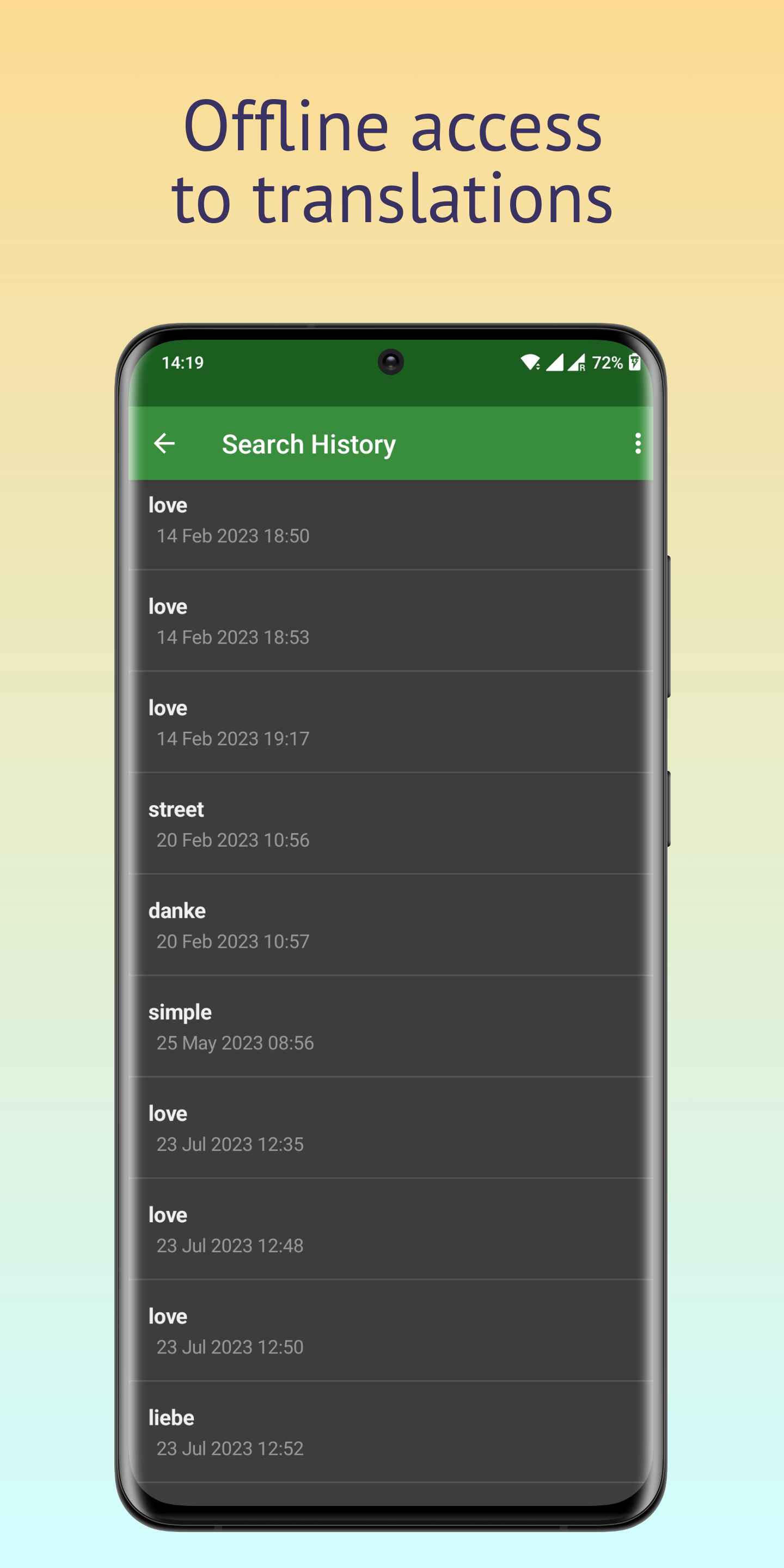اسکرین شات 3 برنامه German English Dictionary