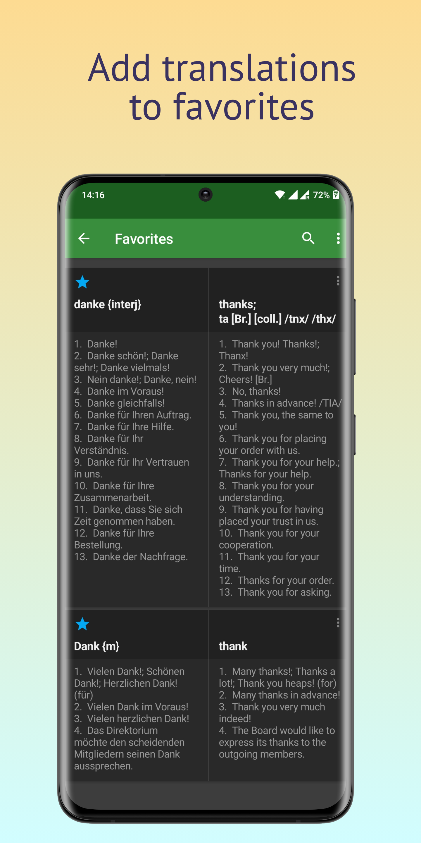 اسکرین شات 5 برنامه German English Dictionary