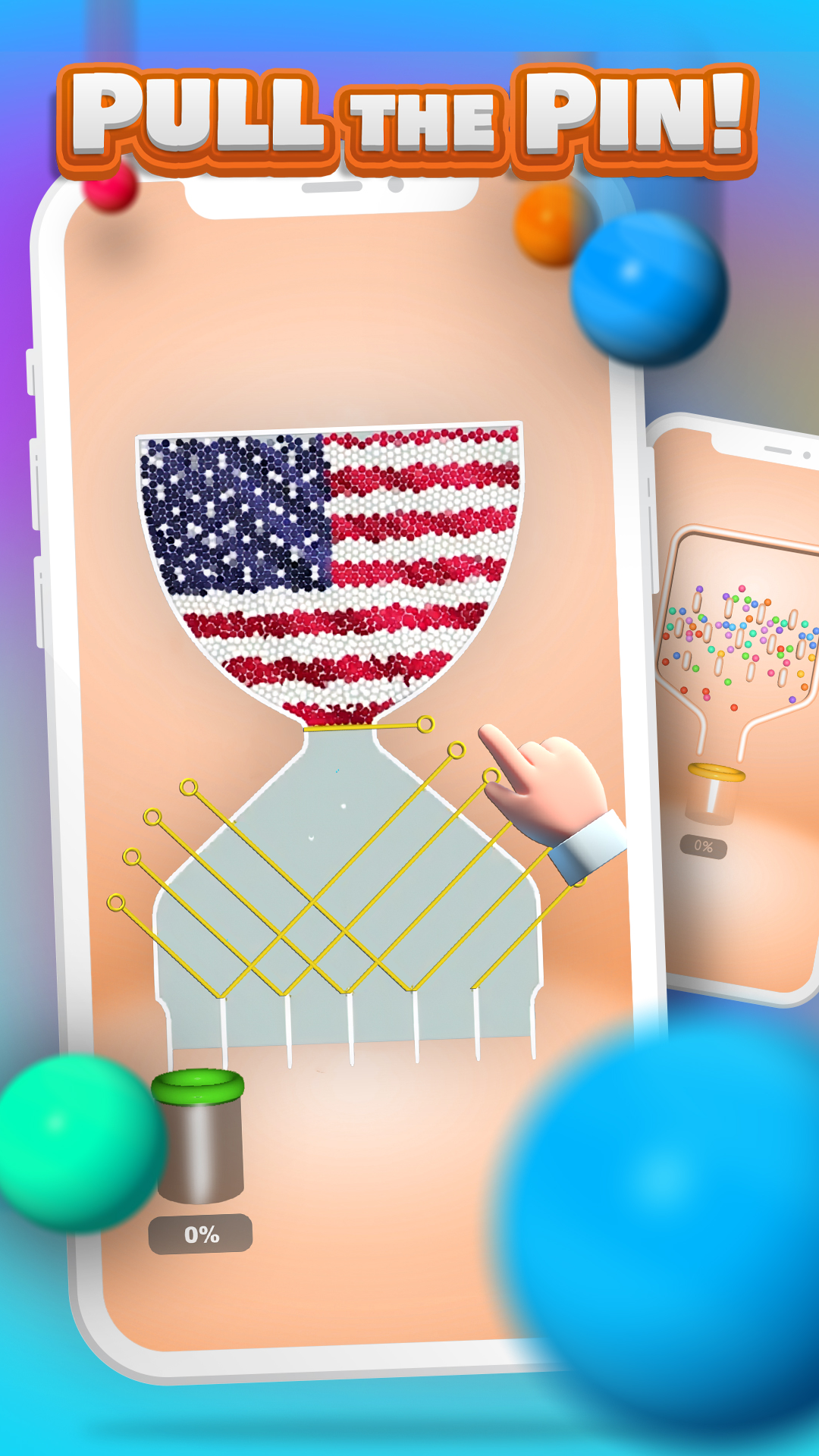اسکرین شات 1 بازی Pull the Pin