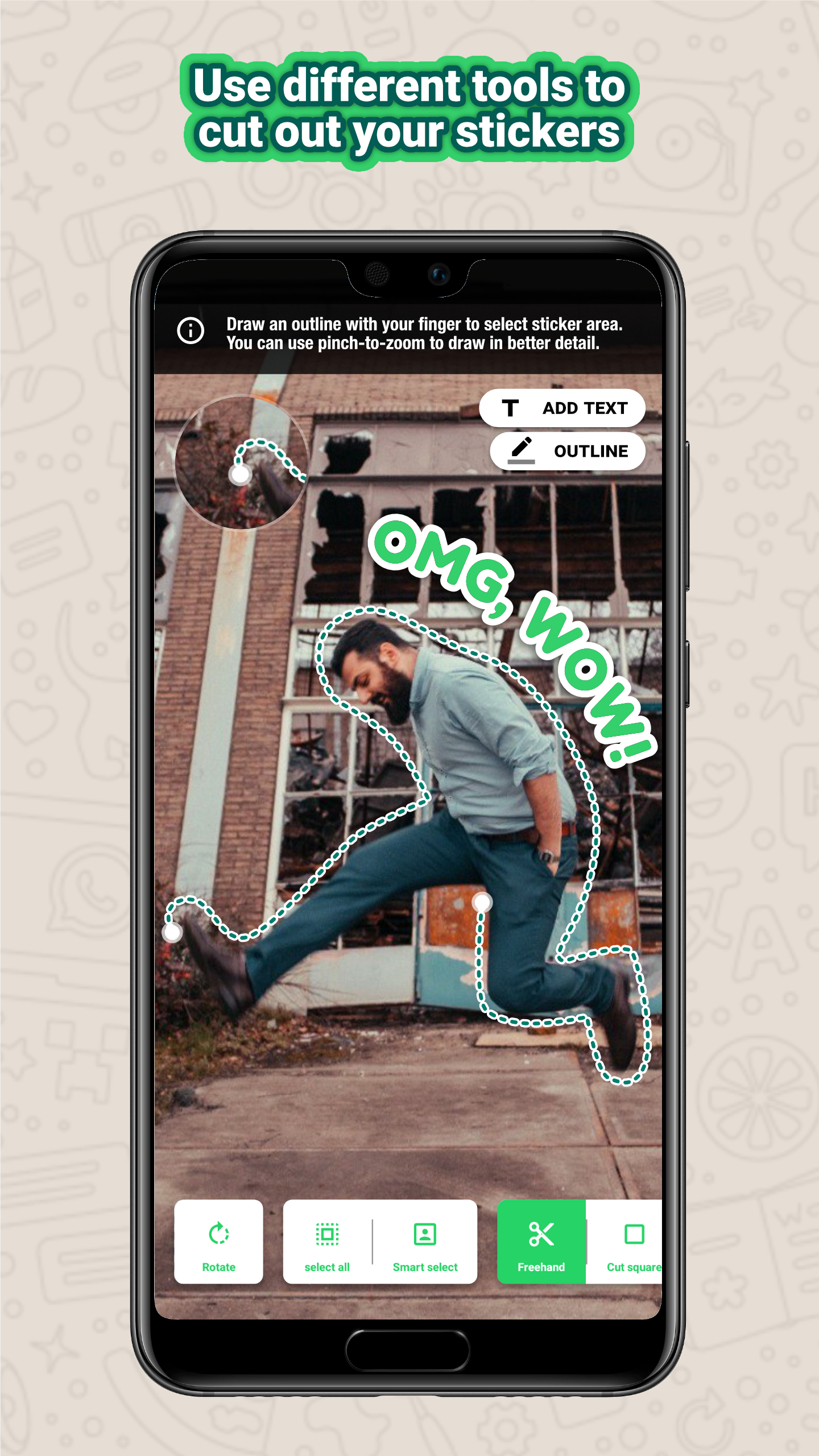 اسکرین شات 4 برنامه Sticker maker