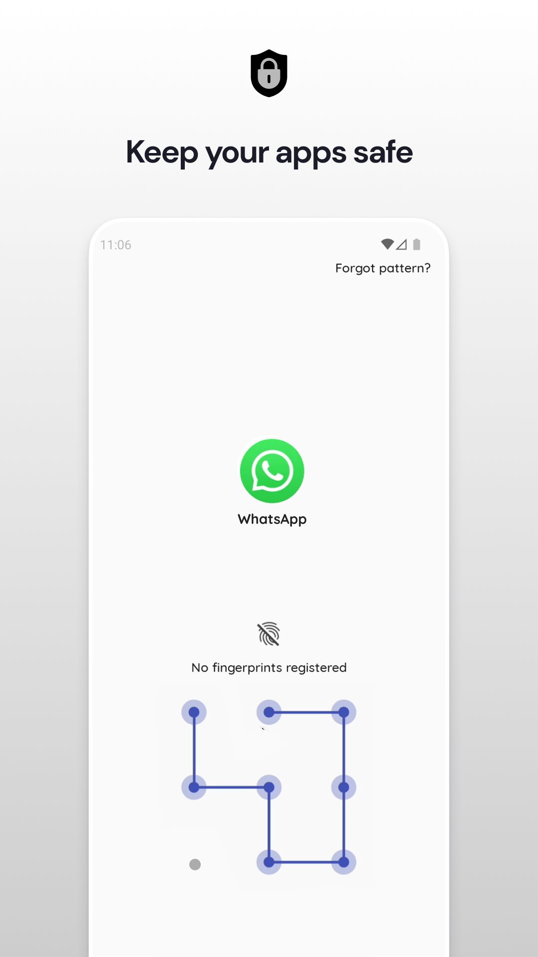 اسکرین شات 2 برنامه App Lock: Fingerprint, Pattern