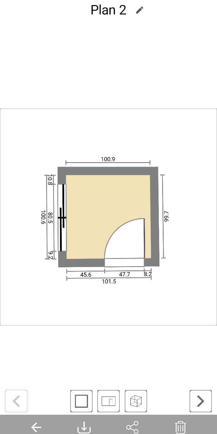 اسکرین شات 5 برنامه SmartPlan - Floor plan app using camera