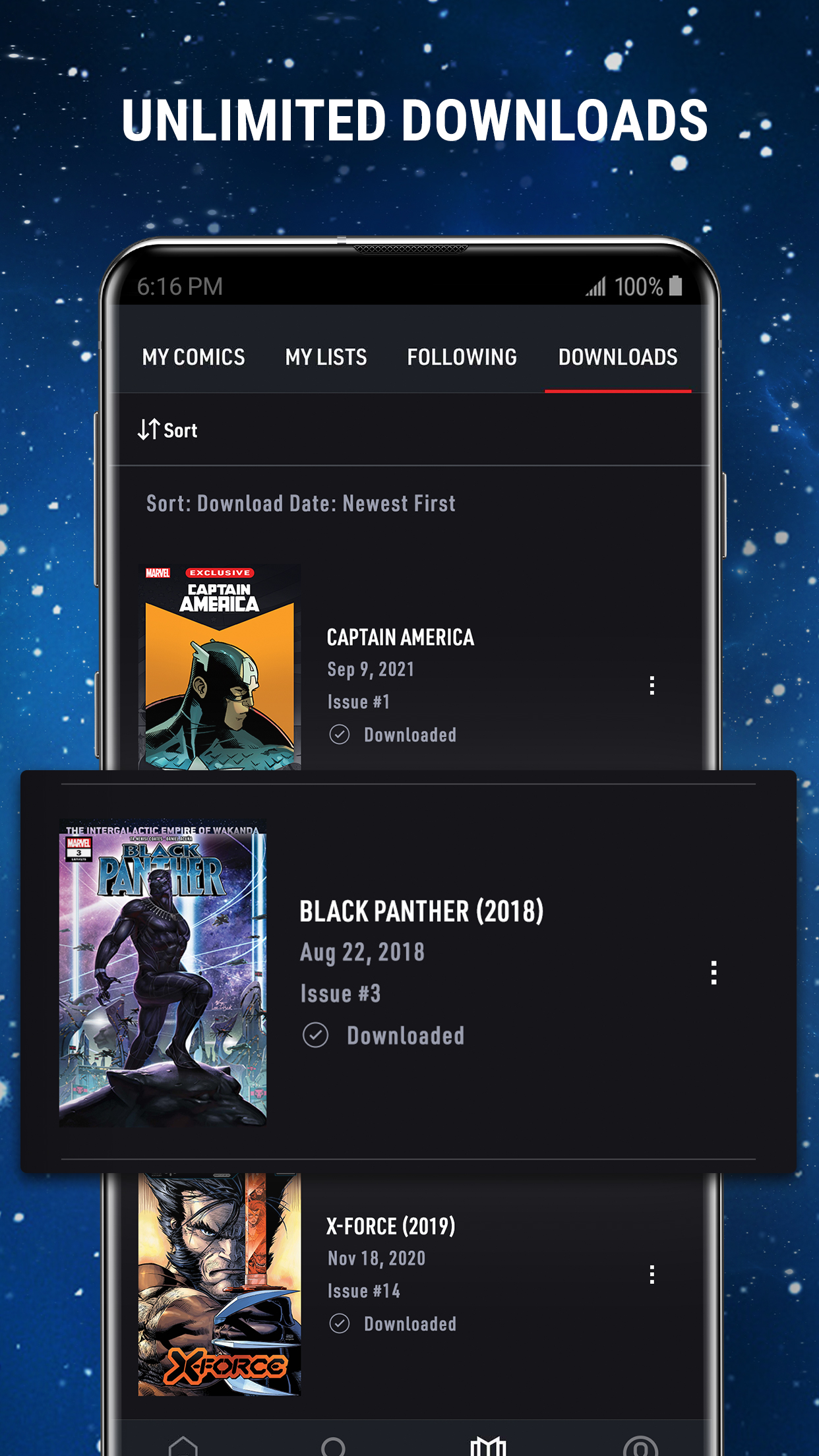 اسکرین شات 5 برنامه Marvel Unlimited