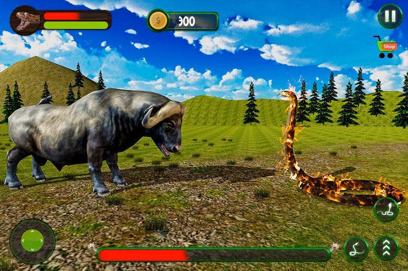 اسکرین شات 4 بازی Anaconda Snake Attack Sim 3D
